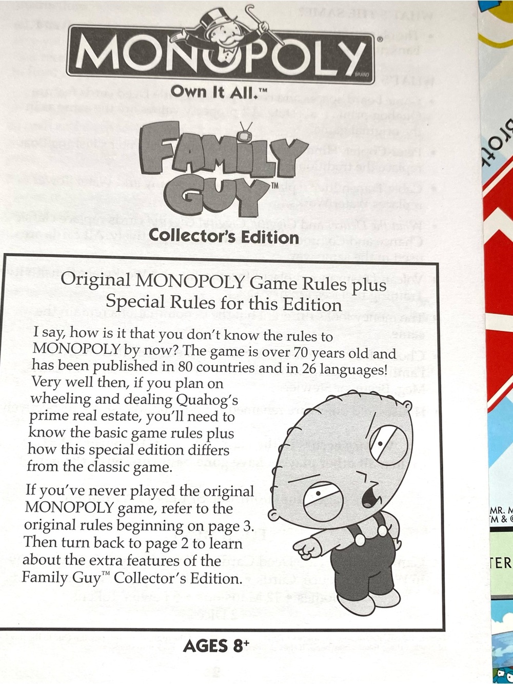 Monopoly Collector's Edition Board Game - Monopoly Logo - Picture 13 of 16